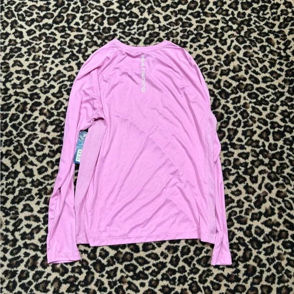 NWT HUK FISHING W Moonlight Mauve Pursuit long sleeve shirt - Picture 3 of 3